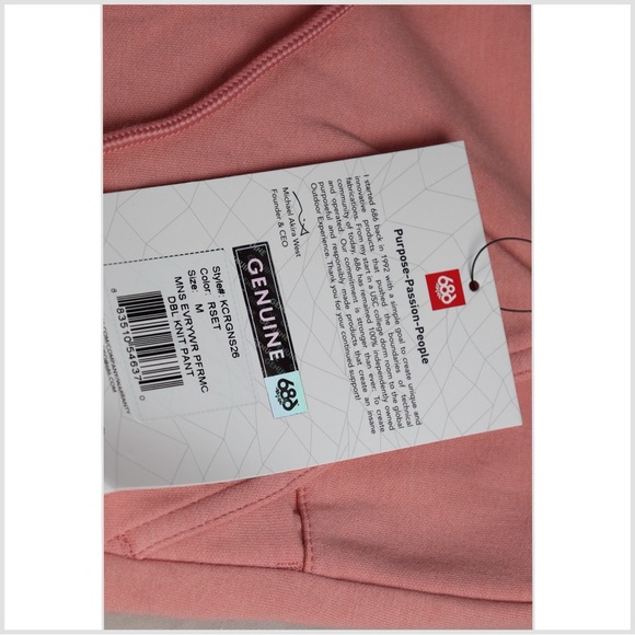 686 Everywhere Pant Double Knit Rosette M NWT - Picture 3 of 4